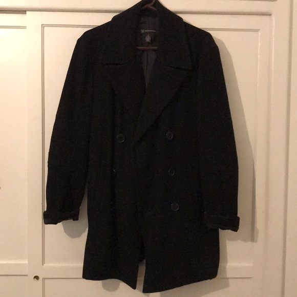 International Concepts Peak Coat/ M/ Black - Picture 1 of 1